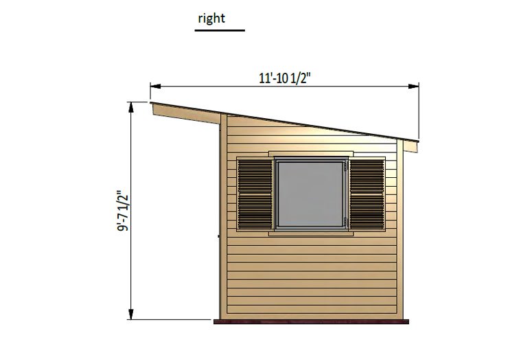 Alpine 14x8 Lean-to Roof Garden Shed Plan - Howtoplans.org
