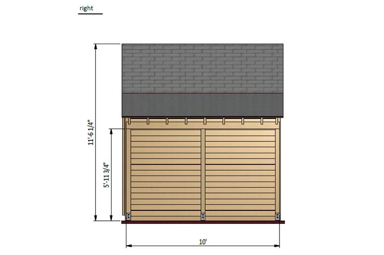 Marquee 20x10 Extended Roof Garden Shed Plan - Howtoplans.org