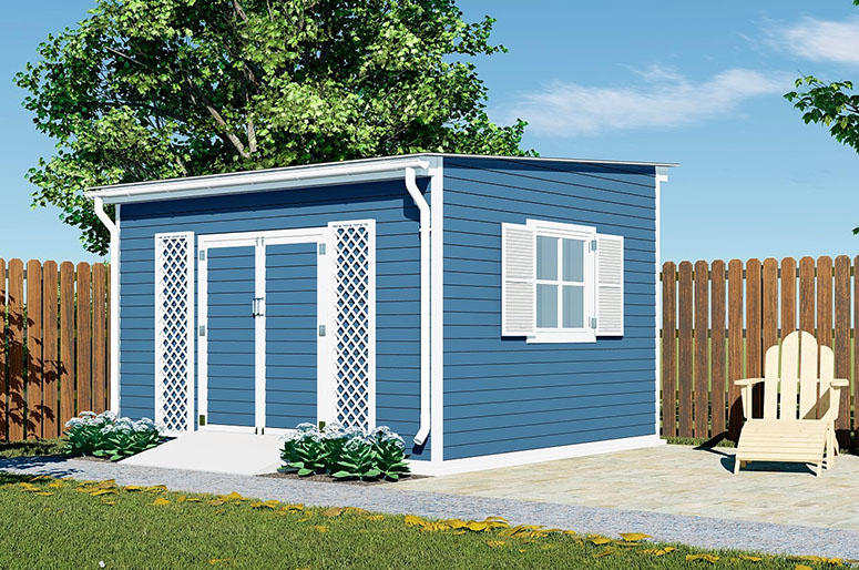 lean to shed plans - easy to build diy shed designs